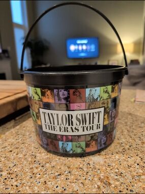 Taylor Swift Multicolor Eras Tour Collectible Popcorn Bucket